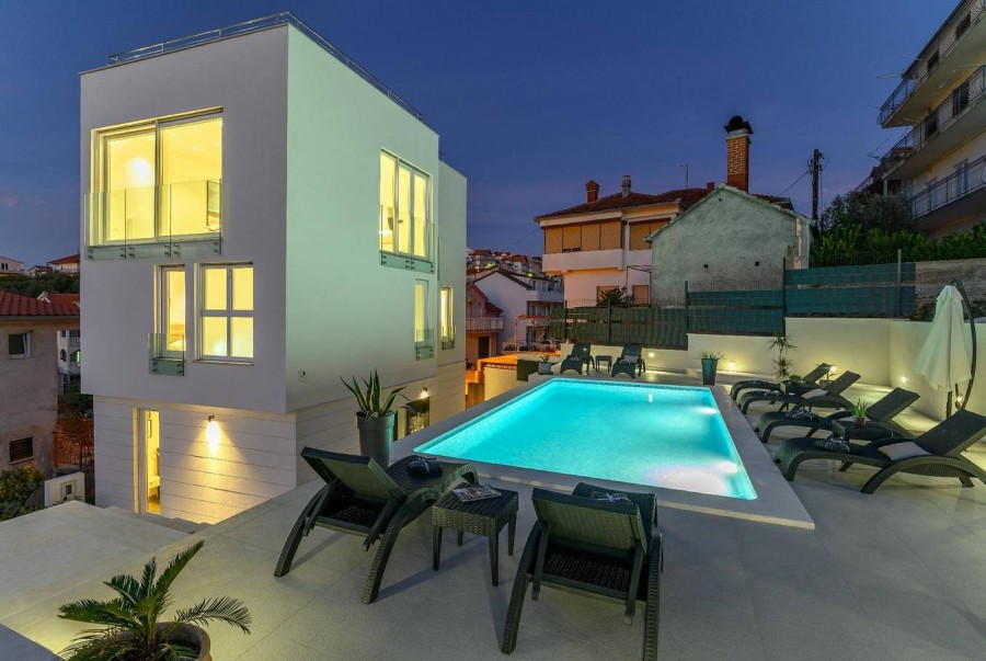 Ferienhaus mit Privatpool für 8 Personen ca. 150 m² in Trogir, Adriaküste Kroatien (Trogir und Umgeb, Croatia, Traù, Ciovo