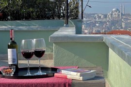 Style, character, frescoes, terrace views, Galata!, Turkey, Beyoğlu, Emekyemez Mahallesi