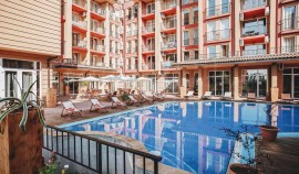 Monolocale per 3 Persone ca. 30 qm in Sonnenstrand, Costa bulgara del Mar Nero (Mar Nero del sud), Bulgaria, Sunny Beach, Distretto di Burgas