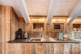 Monolocale 'Chalet Mott Suite Deluxe' con vista sulle montagne, giardino in comune e Wi-Fi, Italia, Livigno (borgo), Livigno